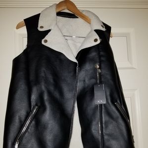 Faux Leather Vest